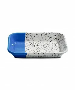 Kapka Colour Pop Enamel Roasting And Serving Dish Cobalt Blue Cookware