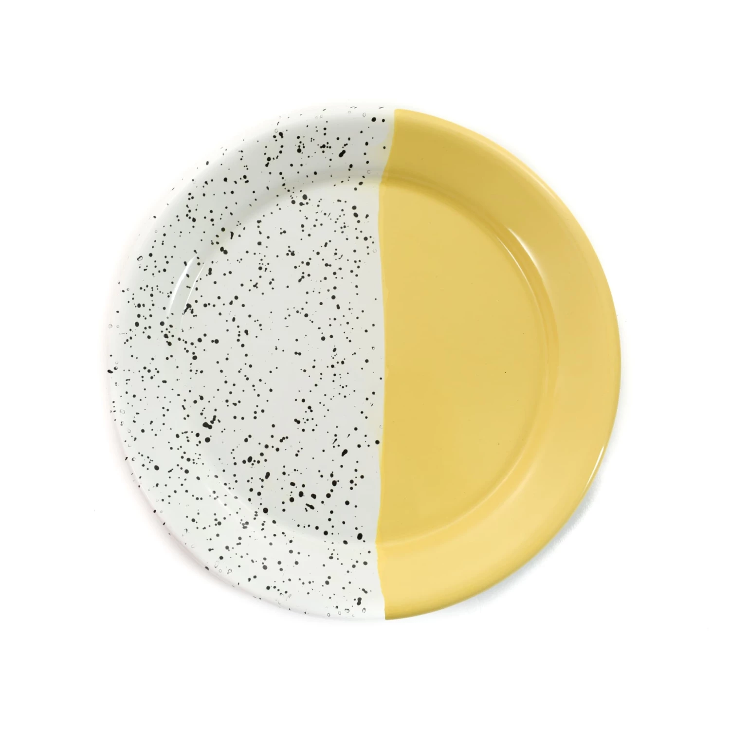 Kapka Colour Pop Enamel Plate Yellow