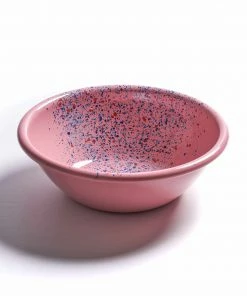 Kapka Enamel - Kapka Splatter Fest Enamel Bowl Pink
