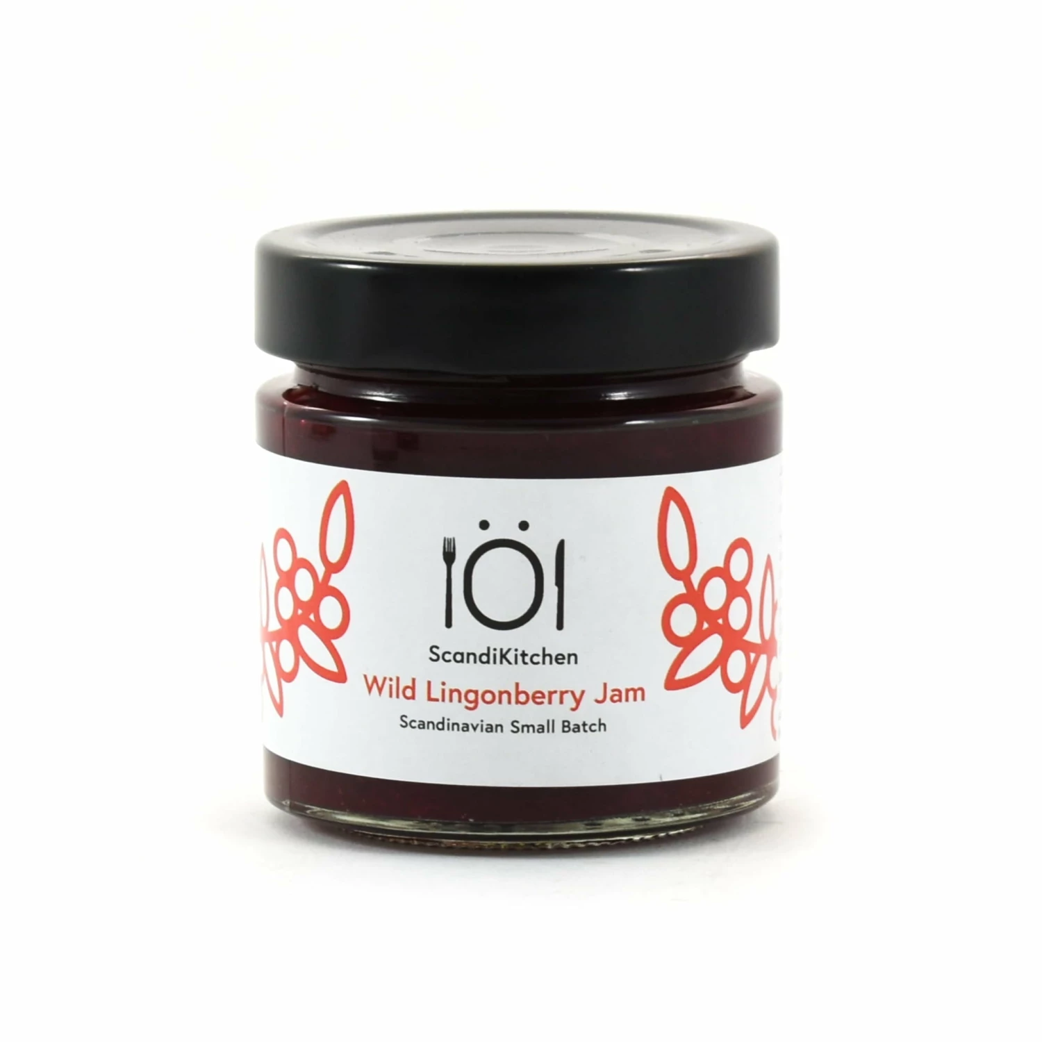 ScandiKitchen Wild Lingonberry Jam 200g Ingredients