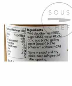 Ingredients ScandiKitchen Wild Cloudberry Jam 200g