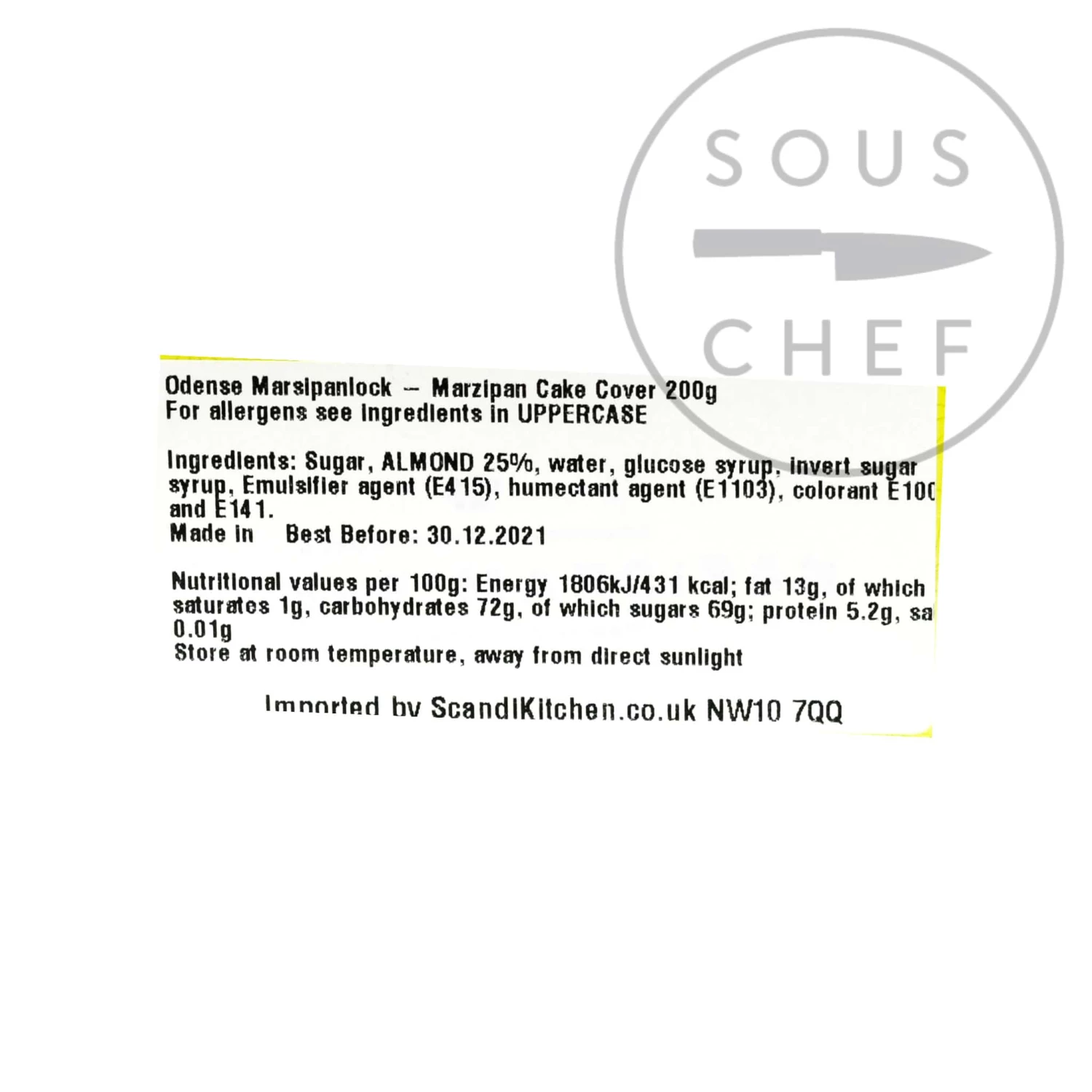 Odense Marzipan Cake Cover 200g