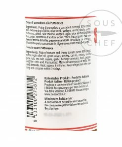 Don Antonio Puttanesca Sauce 500g Ingredients