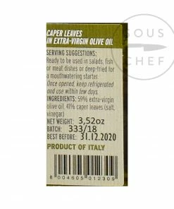 Ingredients La Nicchia Caper Leaves 100g