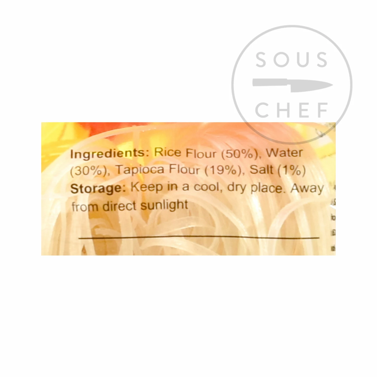 Longdan Ingredients Vietnamese Rice Pho Noodles Banh Pho 2.5mm 400g