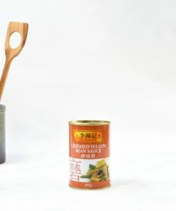 Longdan Lee Kum Kee Crushed Yellow Bean Sauce 470ml Ingredients