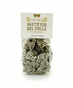 Pastificio Del Colle Squid Ink Striped Farfalle 250g Ingredients