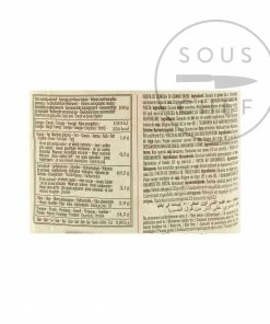 Rummo Conchiglioni Rigati 500g Ingredients