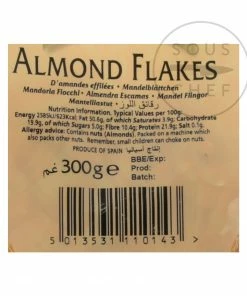 Natco Flaked Almonds 300g Ingredients