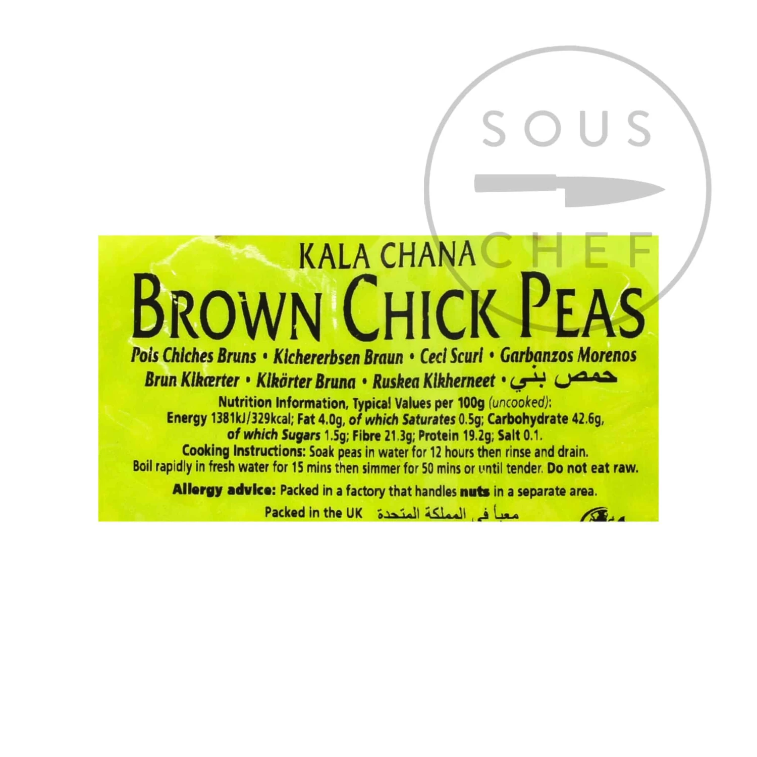 Natco Brown Chick Peas (Kala Chana) 500g