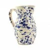Puglia Handmade Tableware Puglia Blue Splatter Pitcher