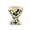 Puglia Handmade Puglia Black Splatter Egg Cup