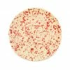Puglia Handmade Tableware Puglia Red Splatter Dinner Plate 27cm