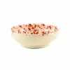 Puglia Handmade Puglia Red Splatter Bowl 19cm Tableware
