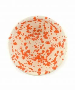 Puglia Handmade Puglia Orange Splatter Bowl 12cm Tableware