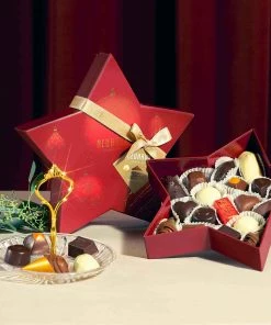 Neuhaus Belgian Chocolates Christmas Star Box - 18 Pieces
