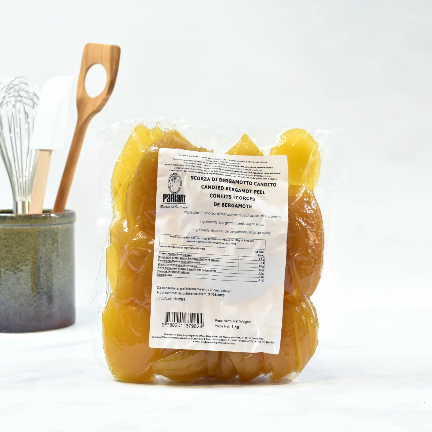 Pariani Calabrian Candied Bergamot Peel Ingredients