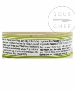 Ingredients Pariani Burrolio Pistachio Butter 100g