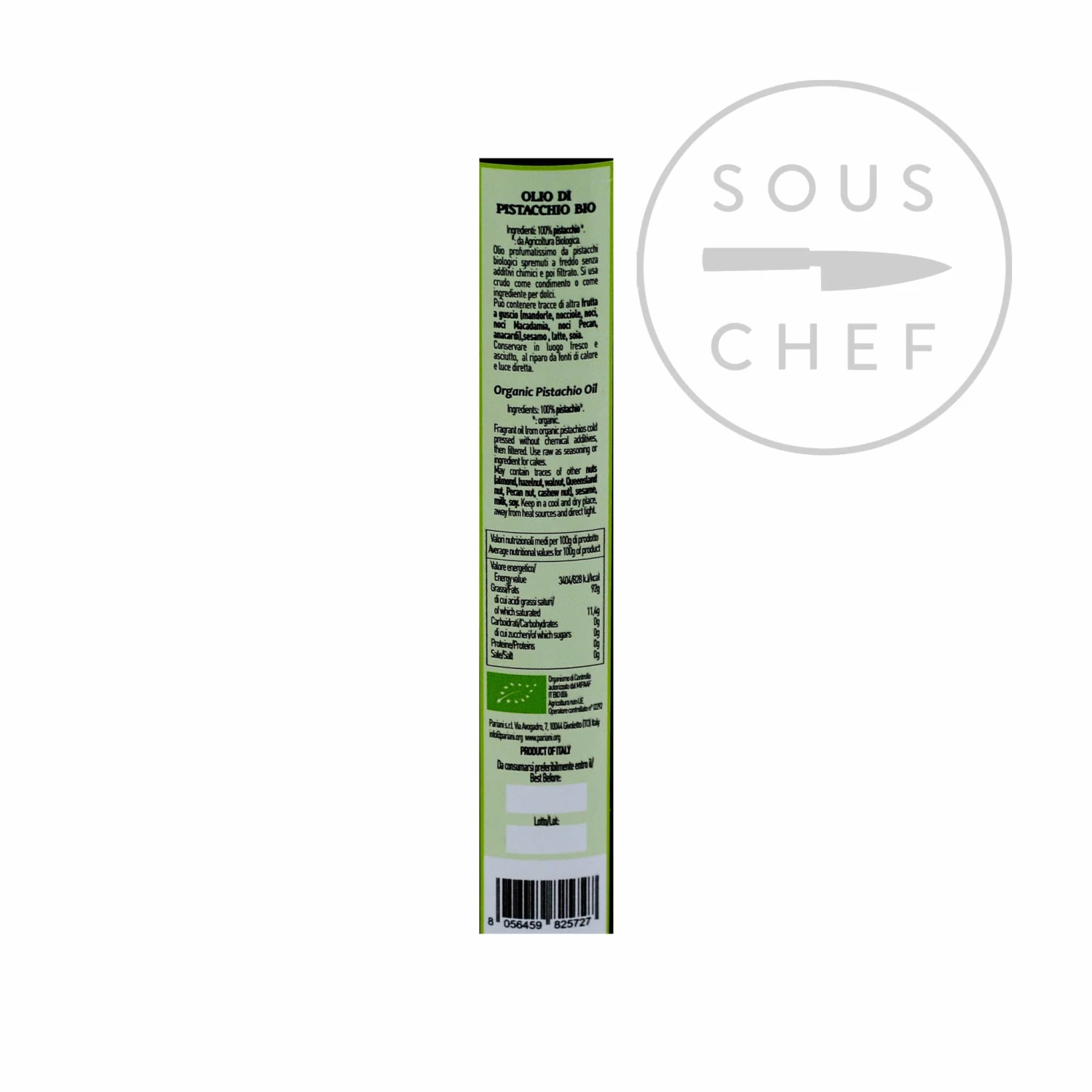 Pariani Organic Pistachio Oil 250ml