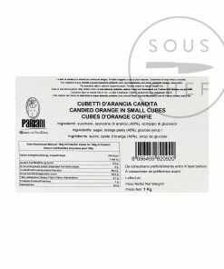 Pariani Candied Orange In Small Cubes 1kg