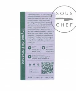 Piccolo Thyme De Provence Seeds Ingredients