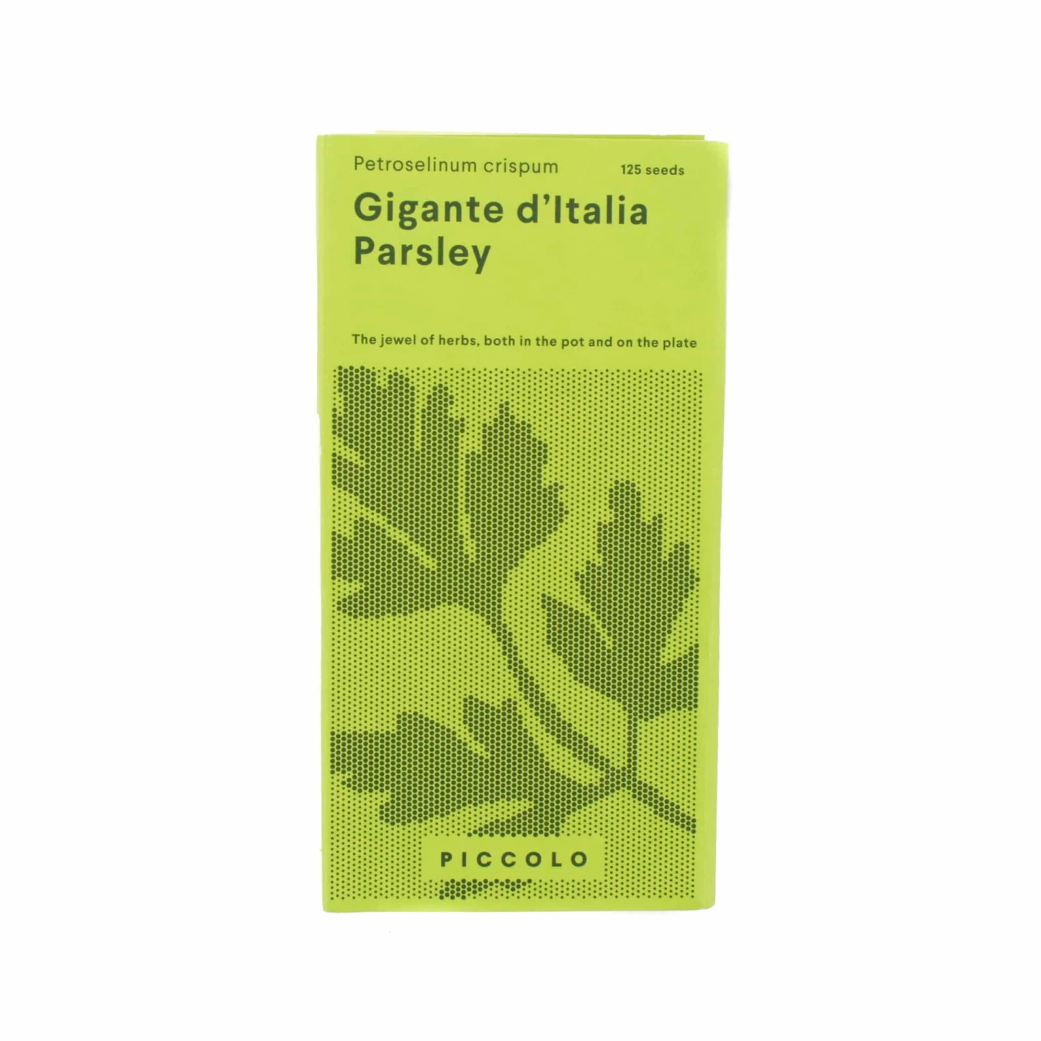 Piccolo Italian Giant Parsley Seeds Ingredients