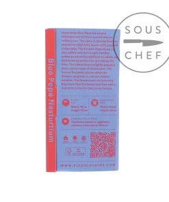 Ingredients Piccolo Blue Pepe Nasturtium Edible Flower Seeds