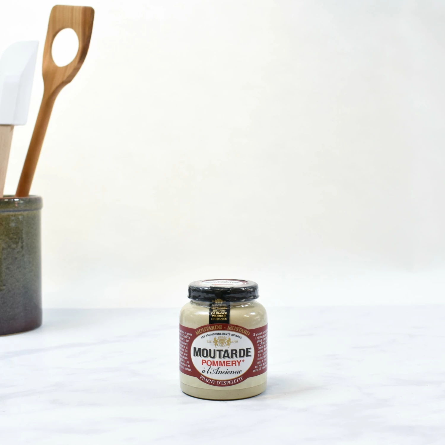 Ingredients Pommery Espelette Pepper Mustard 100g