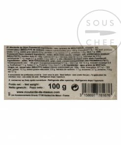 Ingredients Pommery Dijon Mustard 100g