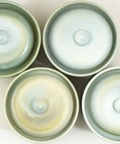 Sauerkraut Pots Handmade Stoneware Fermenting Crock In Blue 2 Litre Cookware