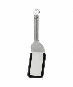 Rosle Modern Classics Angled Spatula With Silicone Edge 26cm Cookware
