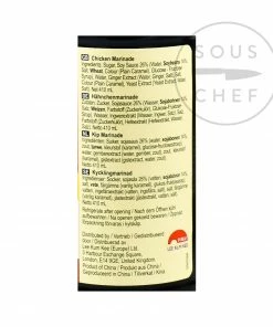 Ingredients Lee Kum Kee Chicken Marinade 410ml
