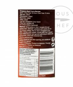 Yeo's Singapore Hot Curry Sauce 400ml Ingredients