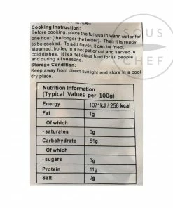 Chinese Ingredients Black Fungus - Wood Ear 100g Mushroom & Truffles