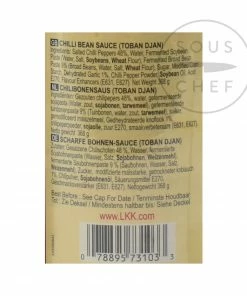 Lee Kum Kee Ingredients Chilli Bean Sauce - Toban Djan 368g
