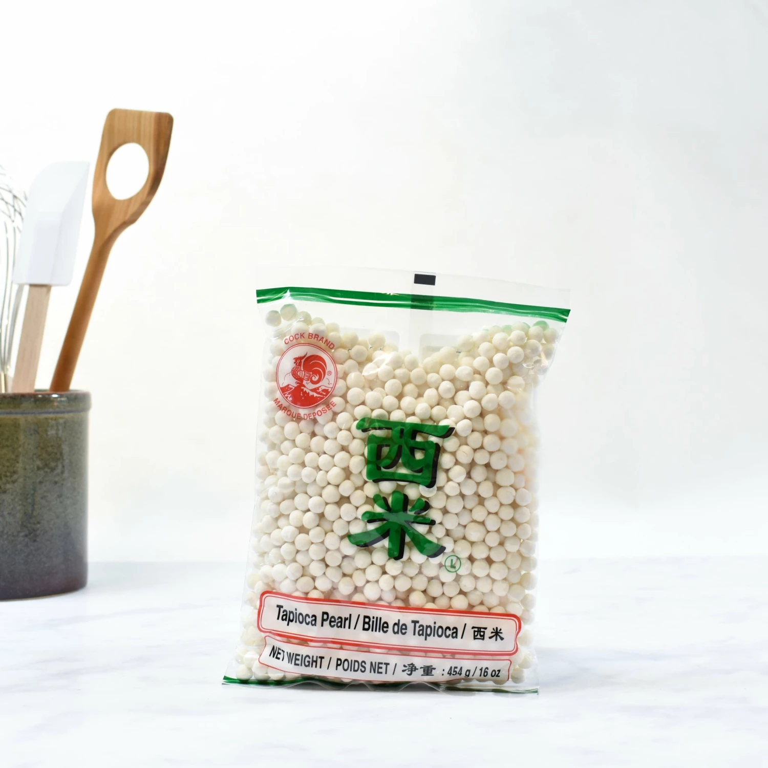 Cock Large Tapioca Pearl 454g Ingredients