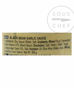 Lee Kum Kee Black Bean Sauce With Garlic 368g Ingredients