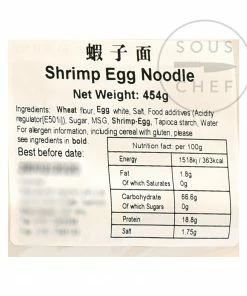 Sau Tao Shrimp Egg Noodles 454g Pasta, Rice & Noodles