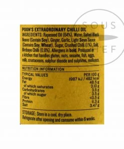 Poon's Extraordinary Chilli Oil 125g