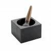 Cookware Skeppshult Contemporary Cast Iron & Walnut Pestle & Mortar