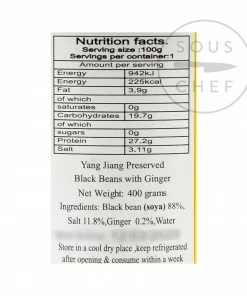 Yang Jiang Preserved Black Beans 400g