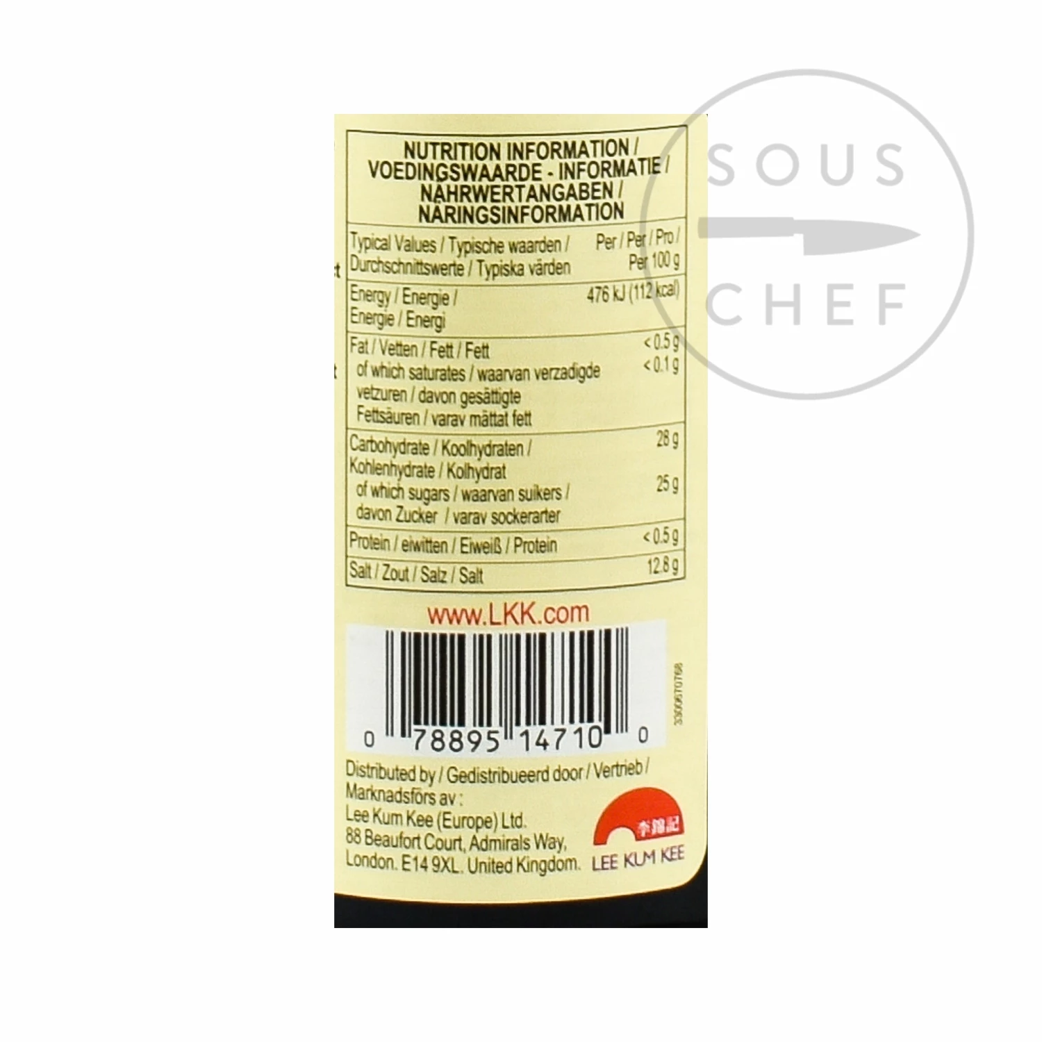 Lee Kum Kee Gluten-Free Oyster Sauce 510g