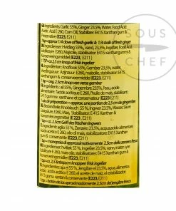 Ingredients Khanum Minced Garlic & Ginger 220g