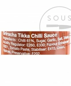 Ingredients Flying Goose Sriracha Tikka 455ml