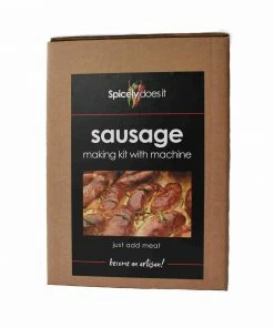 Spicely Does It Sausage Making Kit With Machine Ingredients