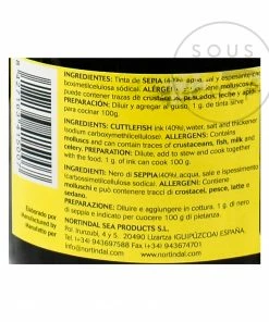 Nortindal Squid Ink Jar (Cuttlefish Ink) Seaweed & Squid Ink