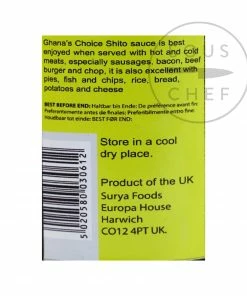 Ingredients Ghana's Choice Shito Hot Pepper Sauce 315ml