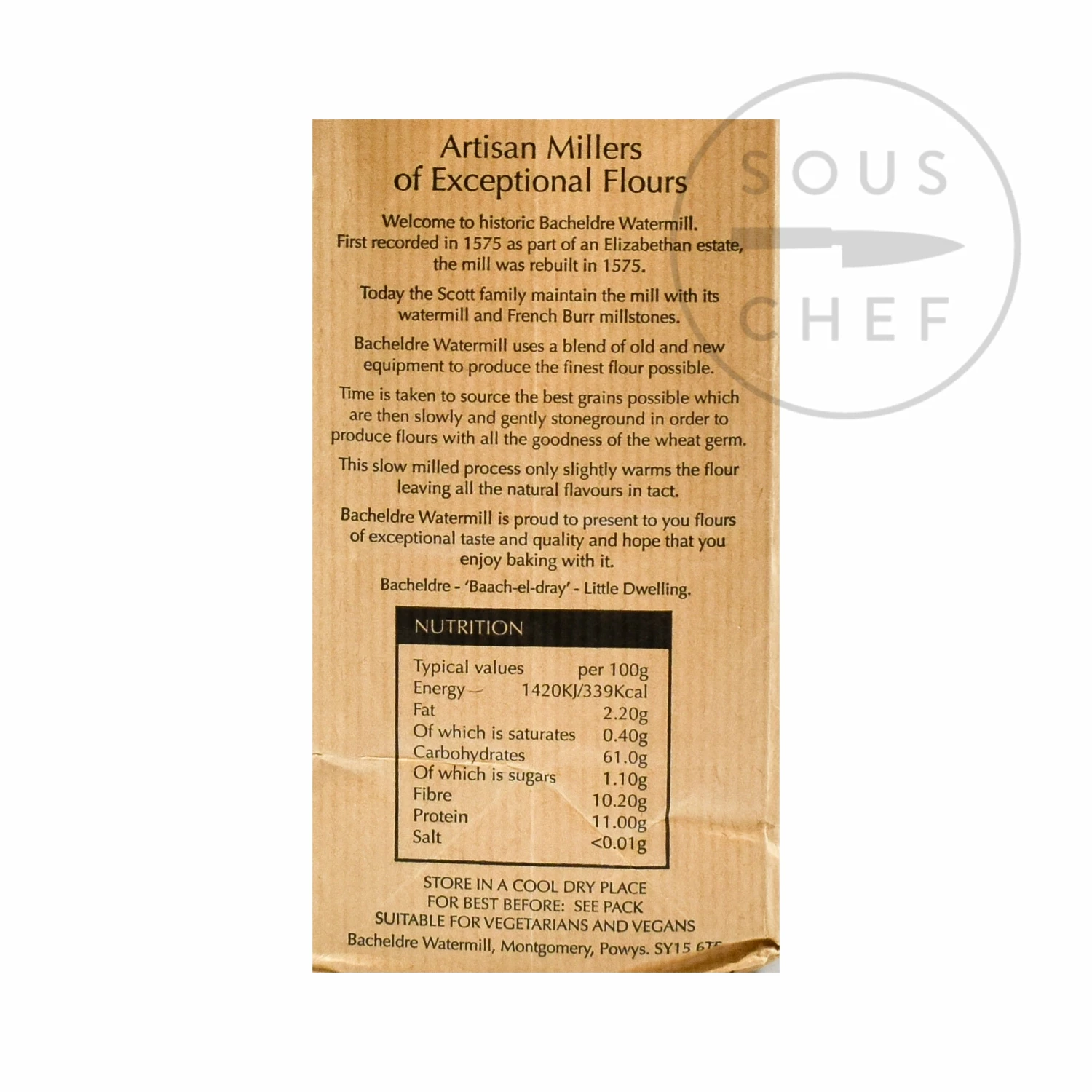 Bacheldre Watermill Bacheldre Organic Stoneground Spelt Flour 1.5kg