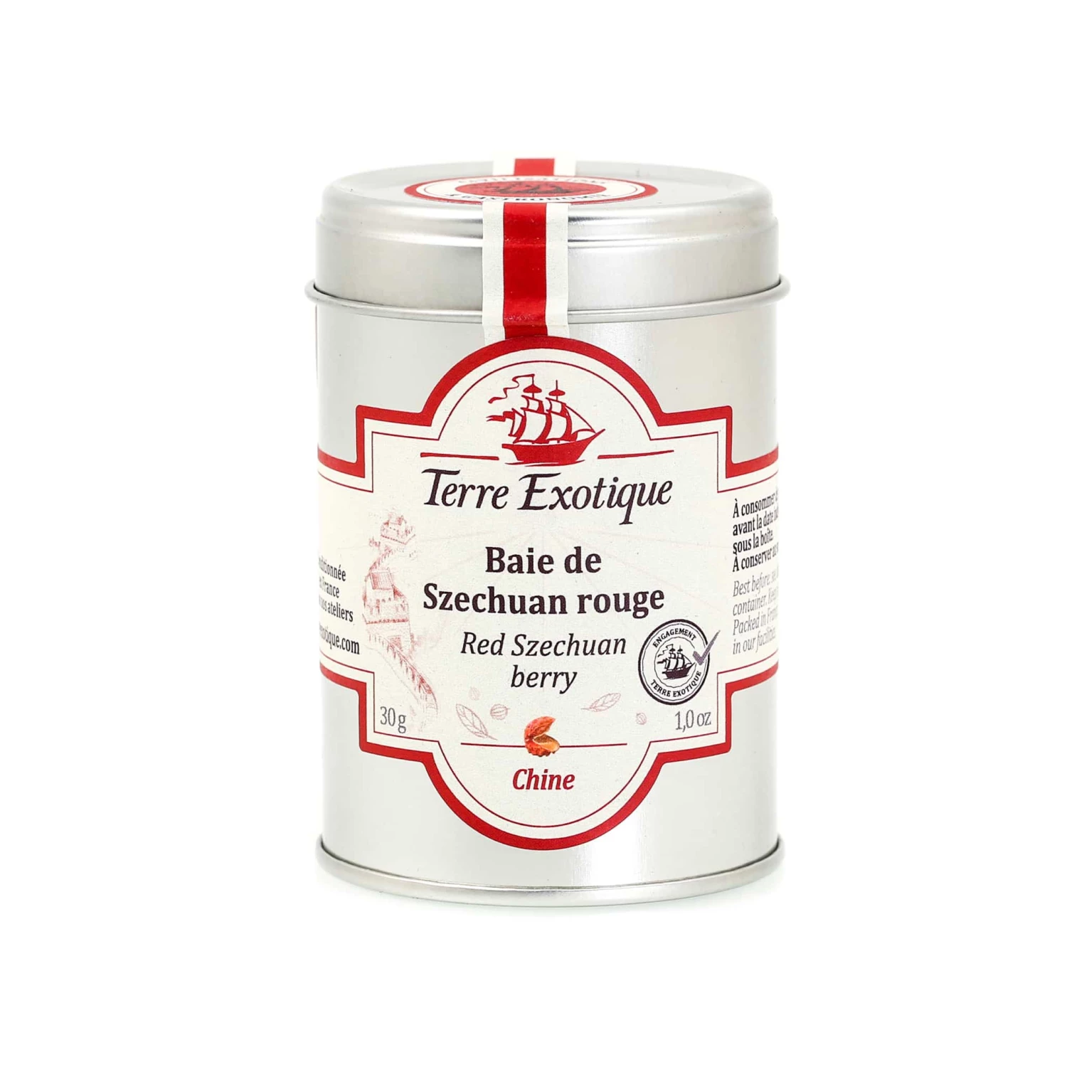 Terre Exotique Red Szechuan Berry 30g Ingredients