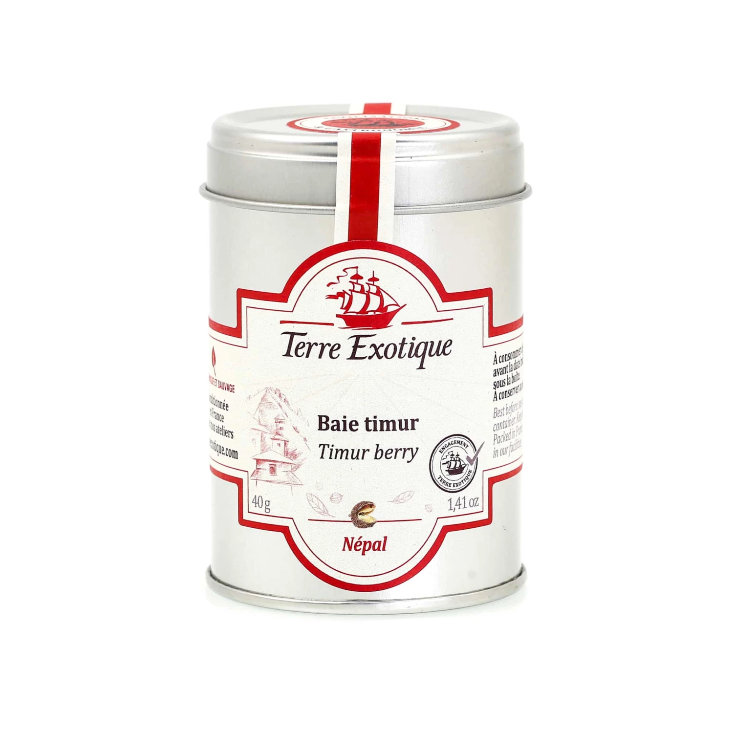 Ingredients Terre Exotique Organic Timur Berry 40g